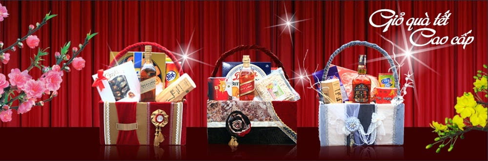 Những giỏ quà tết cao cấp là sự lựa chọn cho sếp xuân Mậu Tuất 2018