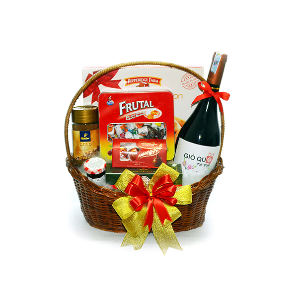 Mẫu giỏ quà tết đẹp sẵn sàng phục vụ khách xuân Mậu Tuất 2018
