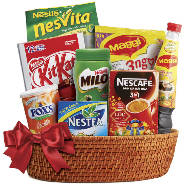 Mẫu giỏ quà tết Nguyên Đán Mậu Tuất 2018