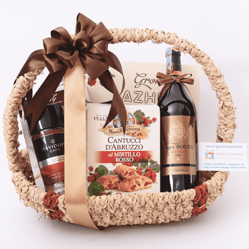 Giỏ quà tết doanh nghiệp 2002 giản dị ý nghĩa nhất