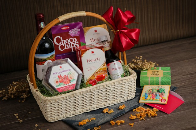 Giỏ quà tết đẹp