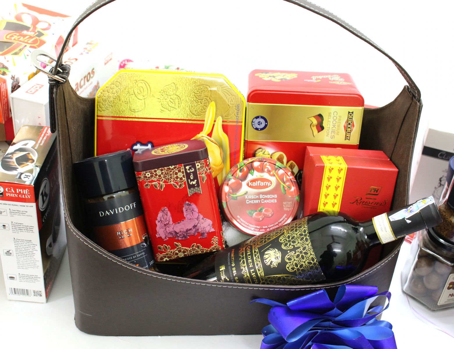 túi quà tết rượu vang